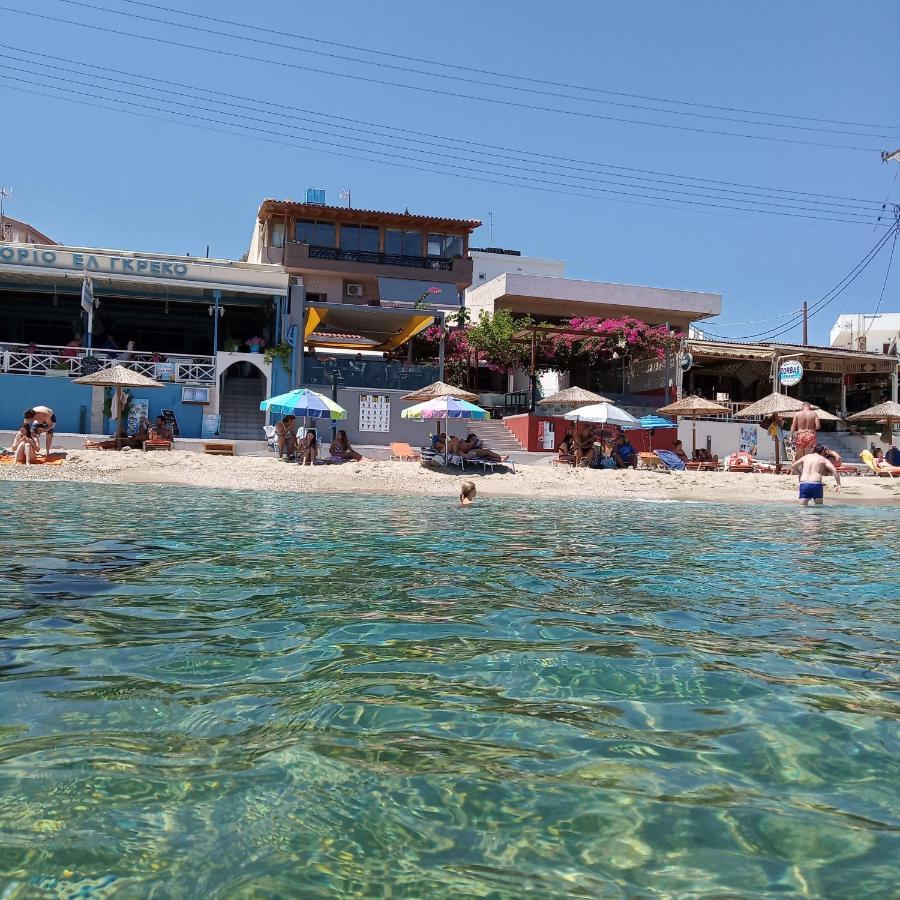 Buganvilla Sea View Apts Agia Pelagia  Bagian luar foto