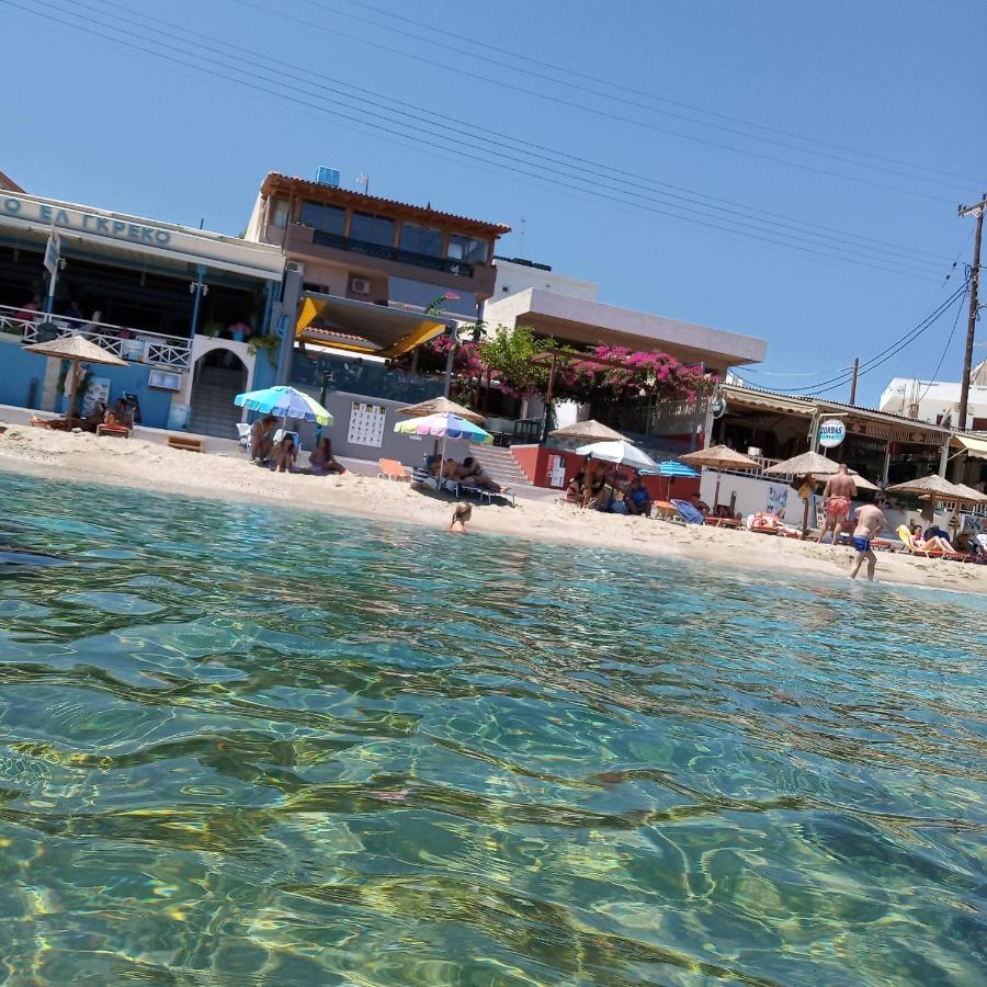 Buganvilla Sea View Apts Agia Pelagia  Bagian luar foto